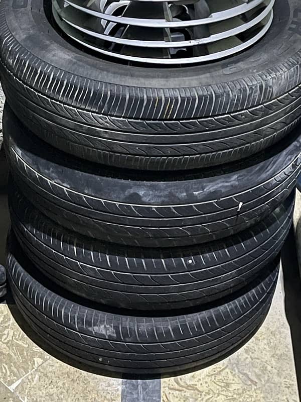 Tyres & Rim 13 inch (165/70/13)  Santro / Wagon R /Cultus 1