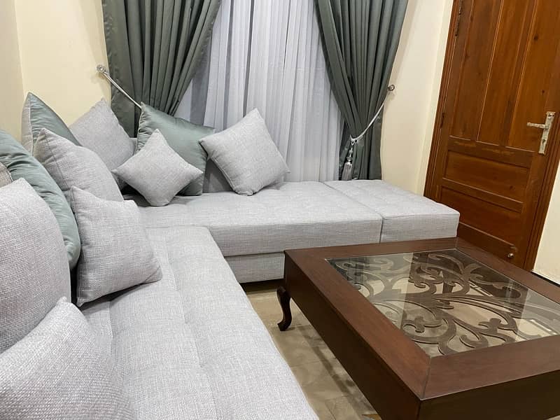 Sofa Set/L Shape Sofa/7 Seater Sofa/poshish Sofa/Cornr Sofa with table 4