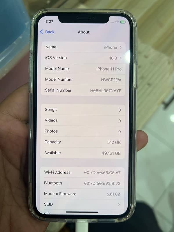 Iphone 11 pro 512gb PTA aprvd 3