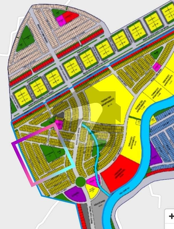 4.4 Marla Plot for sale in CBR town Phase 2 Employee Block 0