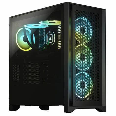 CORSAIR-4000D AIRFLOW Tempered Glass Mid-Tower ATX Case — Black 0