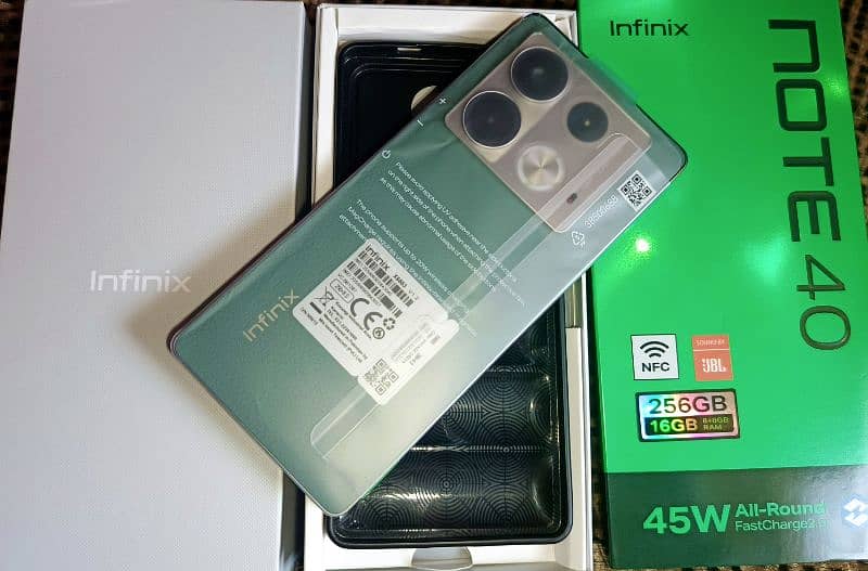 INFINIX NOTE 40 8+8/256 GB , JUST BOX OPEN , EXCHANGE NOT POSSIBLE 0