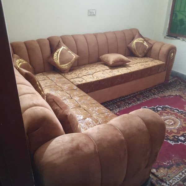 L shape sofa brand new 2