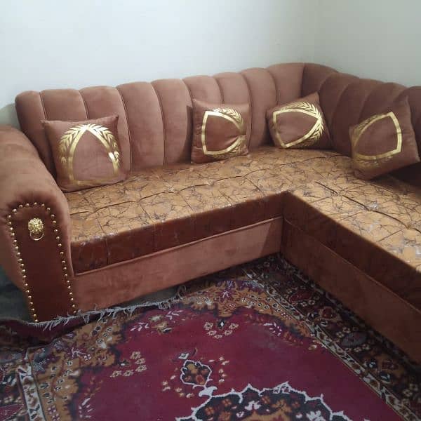 L shape sofa brand new 3