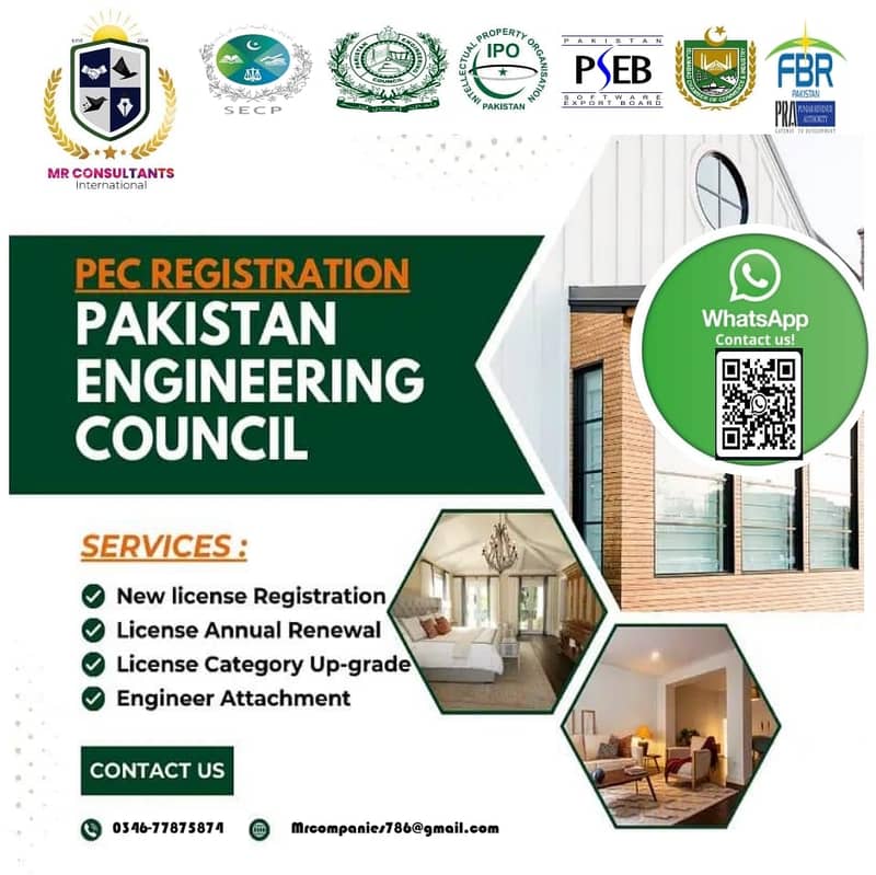 SECP/FBR/PEC/NGO/PSW/PRAL/Company Registration, NTN/Income Tax Return 0