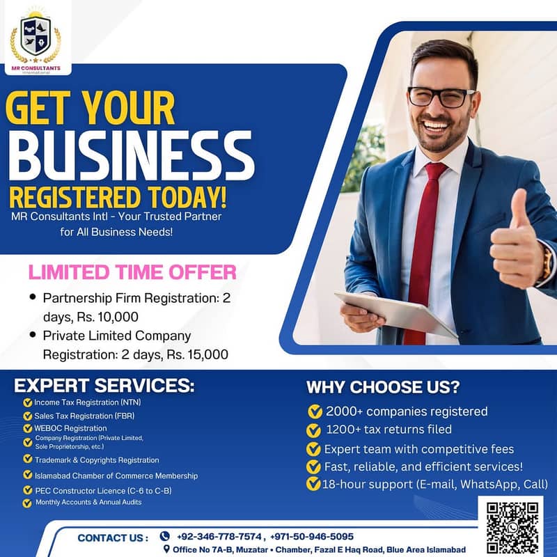 SECP/FBR/PEC/NGO/PSW/PRAL/Company Registration, NTN/Income Tax Return 6