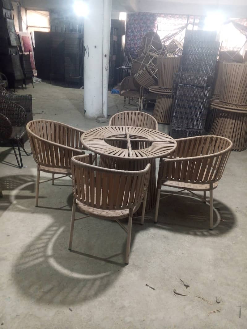 rattan chairs/4 seater/upvc outdoor chair/outdoor rattan furniture 13