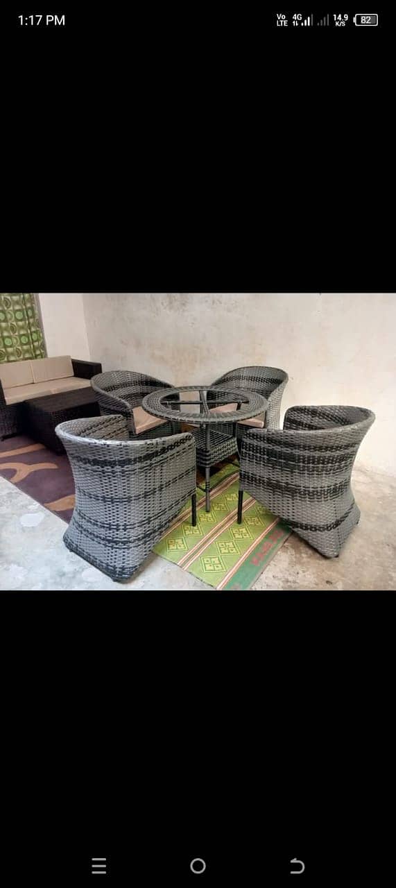 rattan chairs/4 seater/upvc outdoor chair/outdoor rattan furniture 19