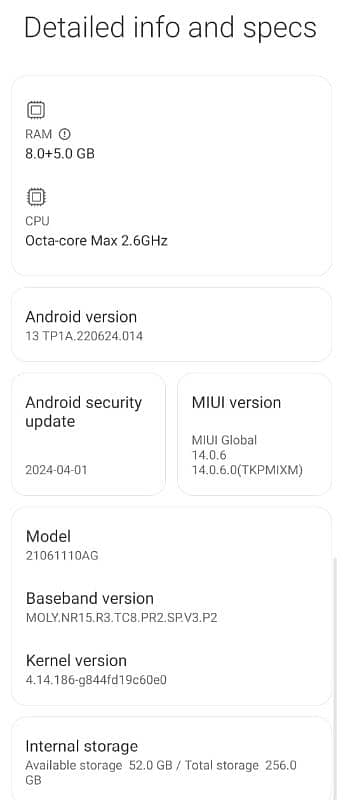 Xiaomi POCO X3 GT, 8GB, 256GB 17