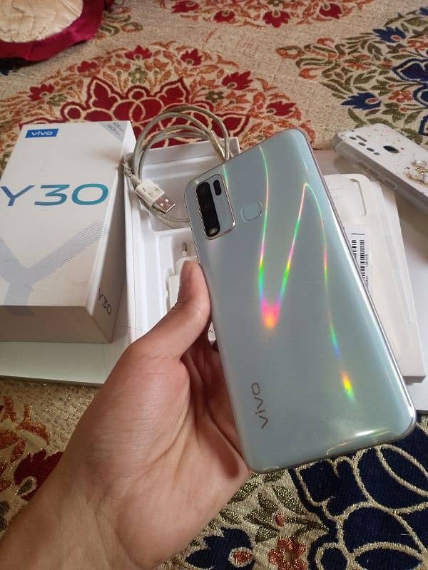 Vivo Y30 - 4GB/64GB With Box PTA 5