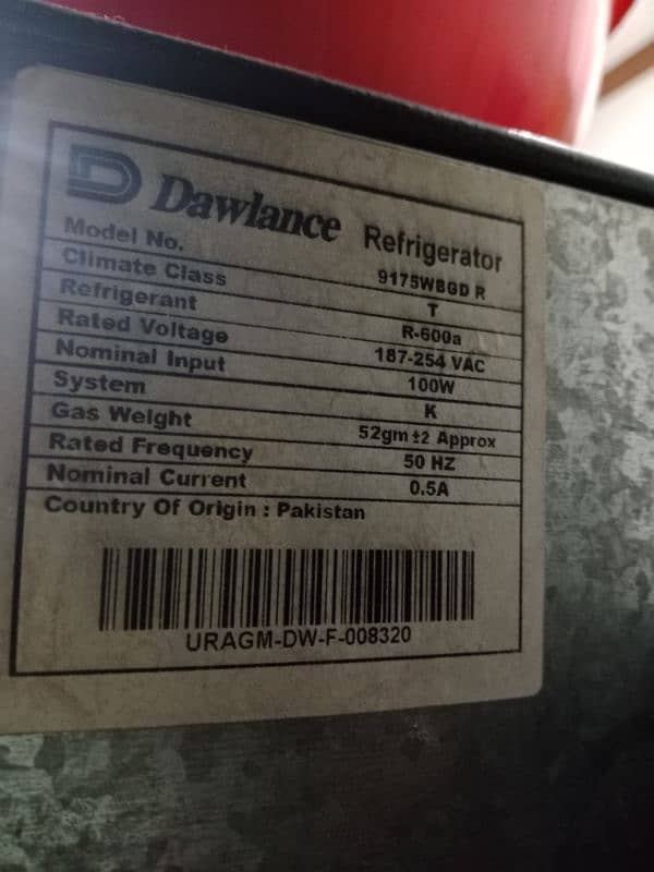 Dawlance Refrigerator for sale 1