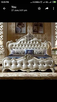 Bed / bed set / king size bed / wooden bed / double bed /chinioti bed