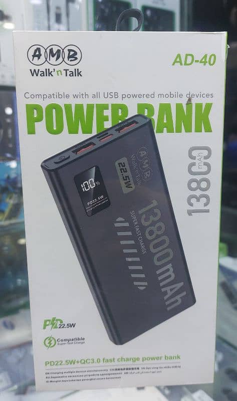 AMB Power bank 22.5w 0