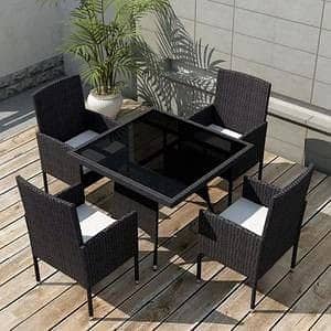 rattan chairs/4 seater/upvc outdoor chair/outdoor rattan furniture 1