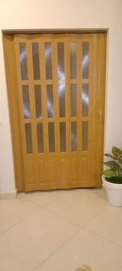 pvc folding door partition usable door