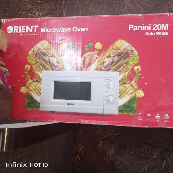 orient microwave pannini 20 M solo white 0