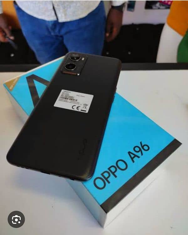 oppo a96 with box charger good condition 8+4gb 128gb 1