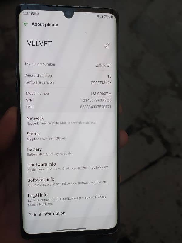 LG Velvet 5G 6/128GB 7