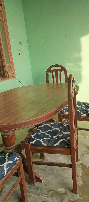 Wooden dining table 2