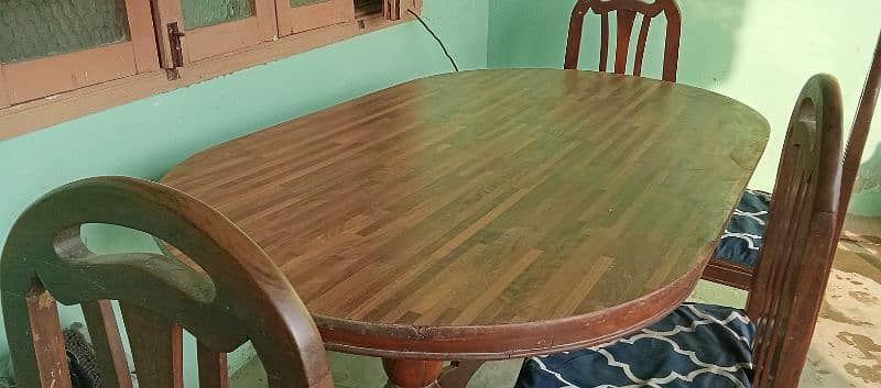 Wooden dining table 3