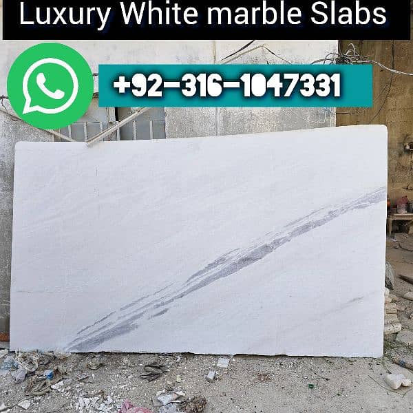 luxury imported white marble slabs 0