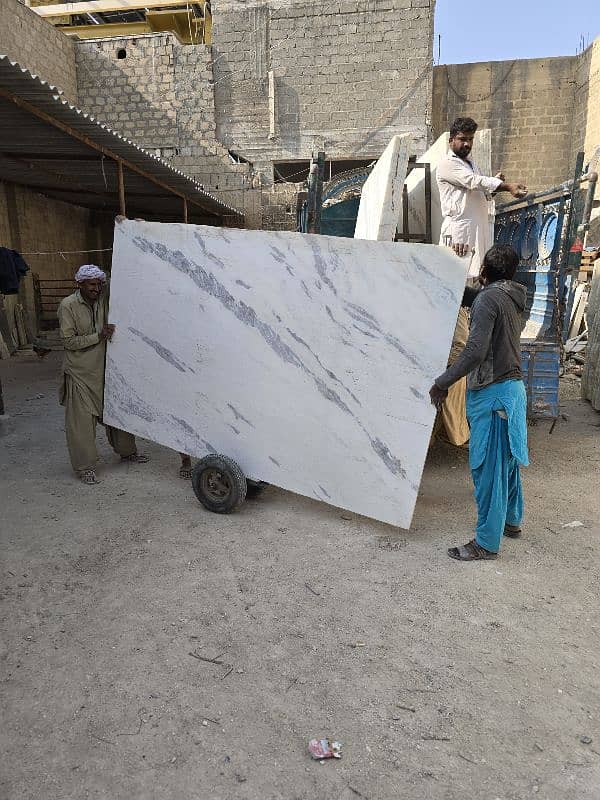 luxury imported white marble slabs 1