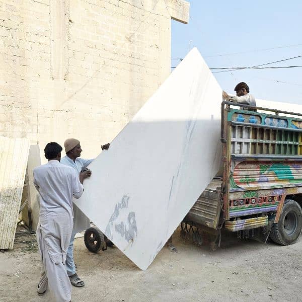 luxury imported white marble slabs 5