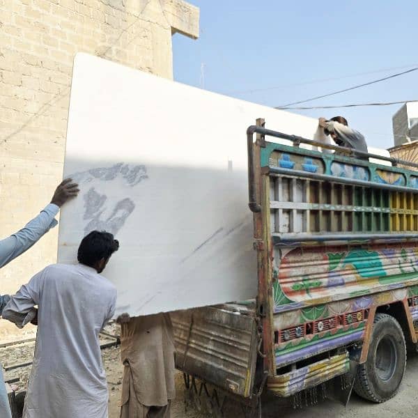 luxury imported white marble slabs 6