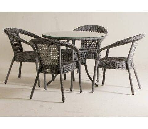 outdoor rattan chairs with table/restuarant chairs/Upvc chairs 7