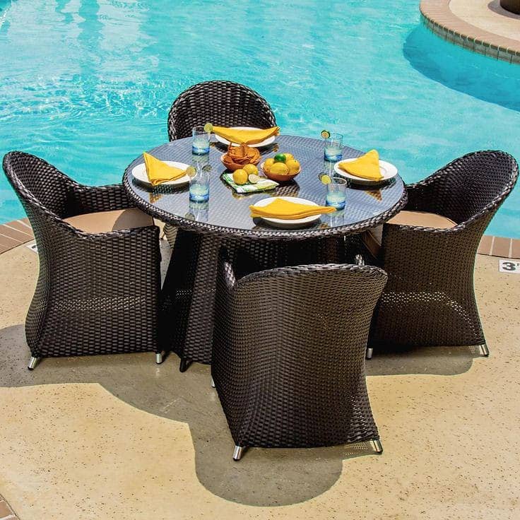 outdoor rattan chairs with table/restuarant chairs/Upvc chairs 17