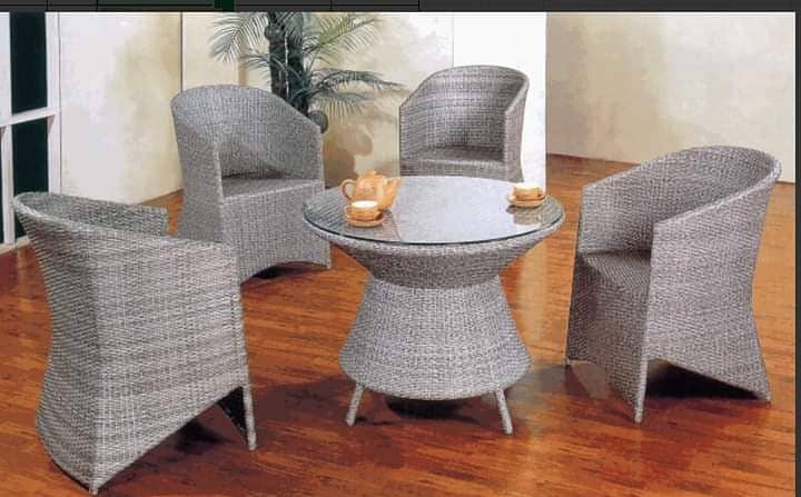 rattan furniture/rattan outdoor chairs with table / patio/lawn set 15