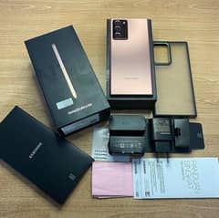 Samsung Note 20 Ultra 5G With Original Complete Box Dual Sim Approved