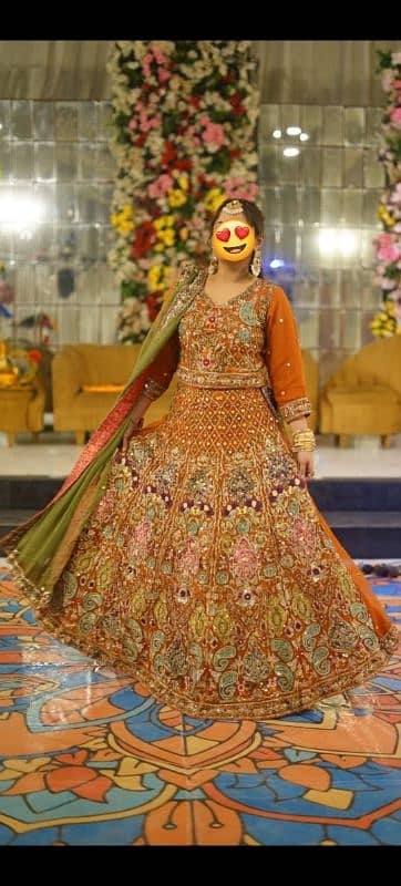 Bridal Dress For MehanDi 1