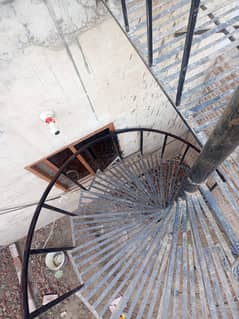 victorian cast iron spiral staircase