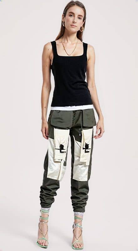 Women Summer & winter Stylish cargo trouser 0