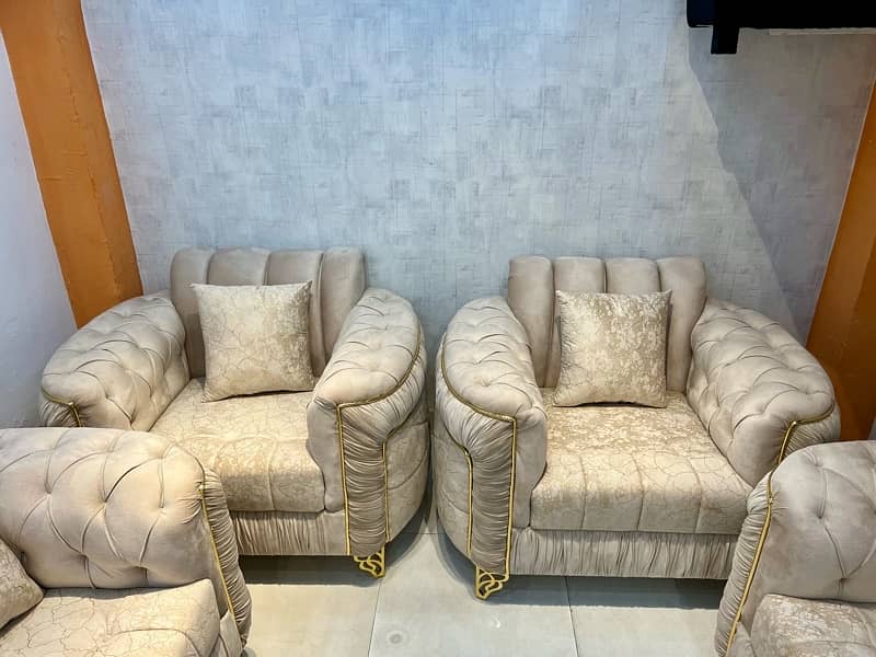 Spanish Sofa / Sofa Set / 6 Seater sofa set / Molty Foam 4