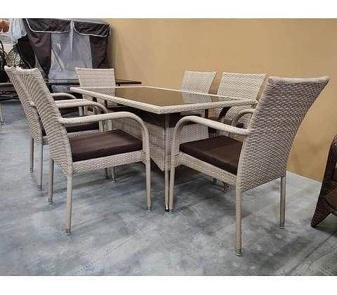 outdoor rattan chairs with table/restuarant chairs/Upvc chairs 3