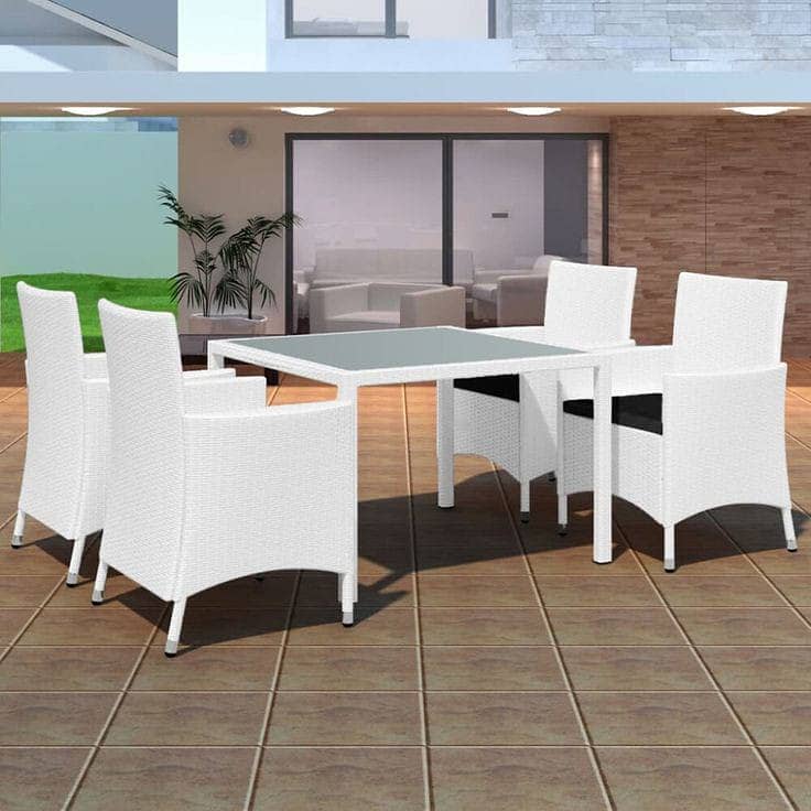 outdoor rattan chairs with table/restuarant chairs/Upvc chairs 8