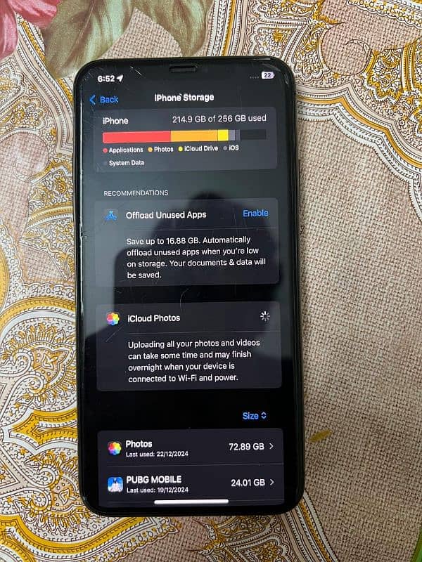 I phone 11 pro max condition 10/9 non pta daba h 4