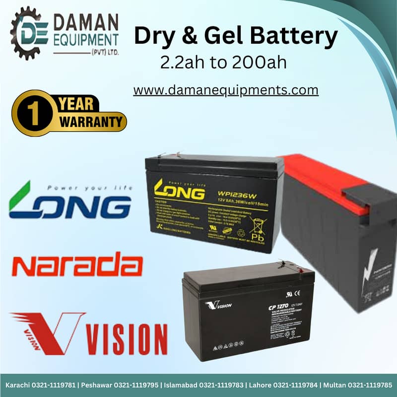 Long branded 26ah - Dry Batteries 0