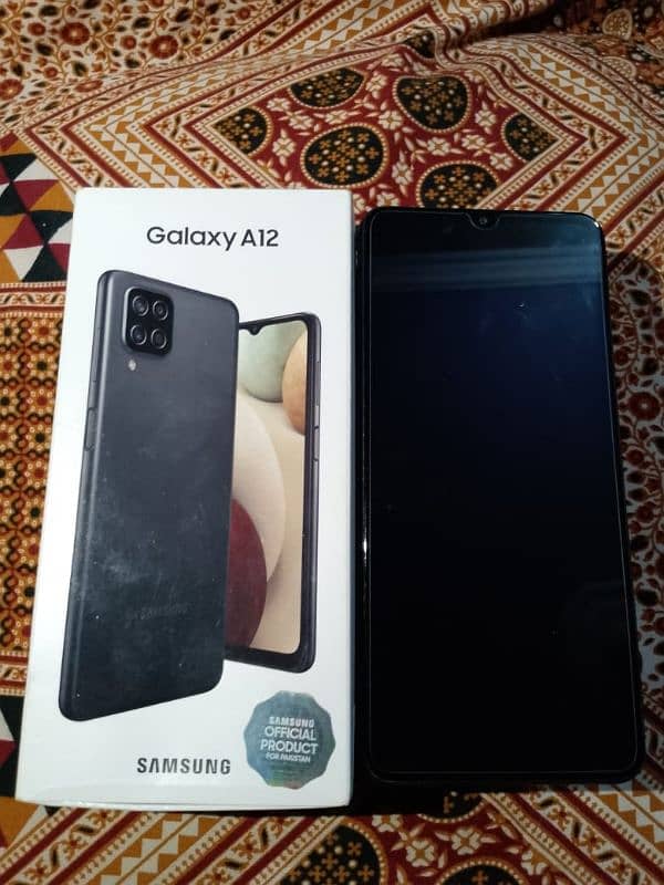 SAMSUNG A12 4+64 GB MEMORY 5000mah good battery timing 6