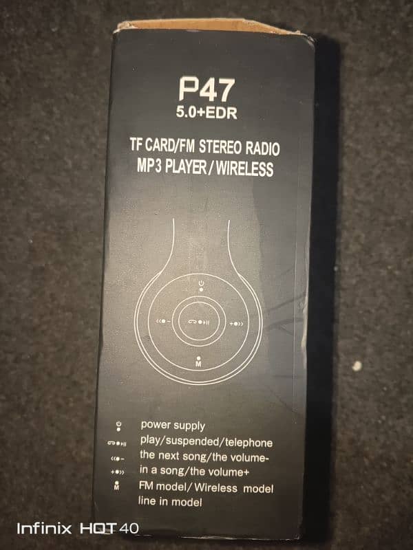 P47 5.0+EDR wireless headphones 2