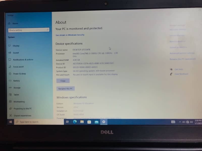 Dell latitude 3550 3