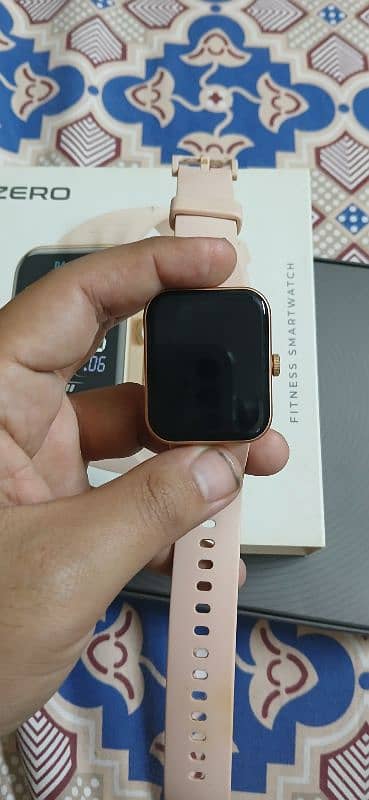 Core Fit Smartwatch Rose Gold with Pink Straps 2