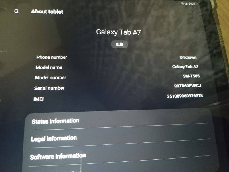 Samsung galaxy A7 for sale with back cover 5