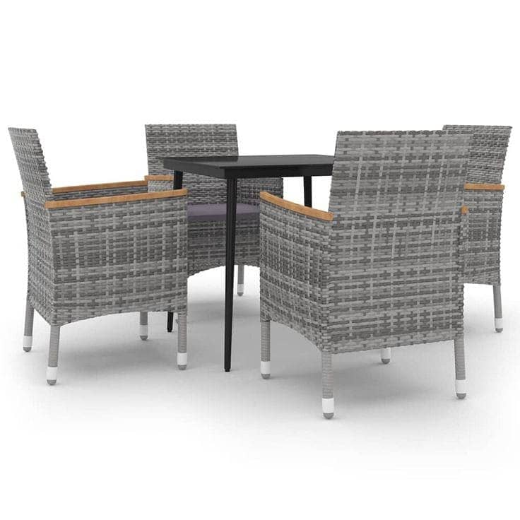 rattan chairs/4 seater/upvc outdoor chair/outdoor rattan furniture 0