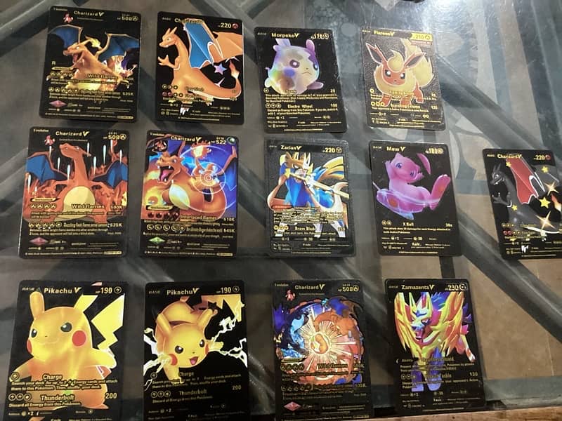 brand new black Pokémon cards for kids, collectors , cards 0