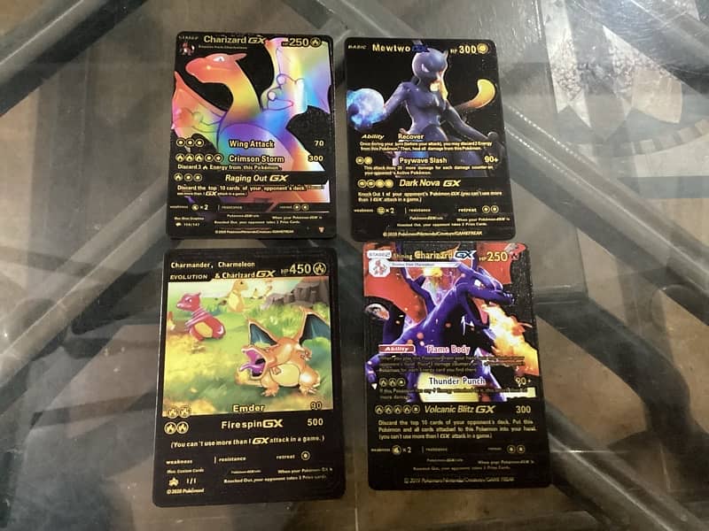 brand new black Pokémon cards for kids, collectors , cards 4