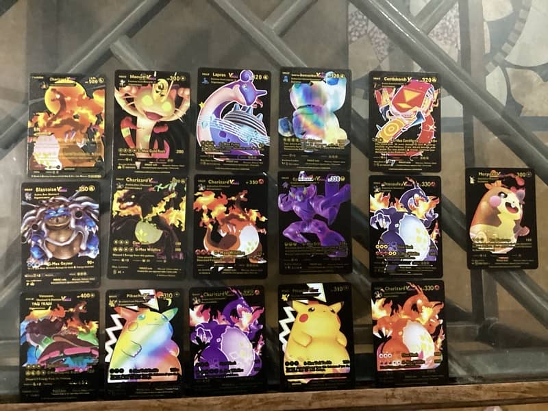 brand new black Pokémon cards for kids, collectors , cards 6