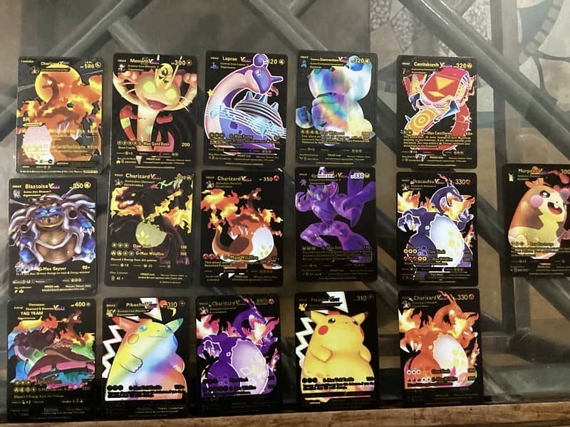 brand new black Pokémon cards for kids, collectors , cards 7